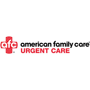 AFC in a red Cross. American Family Care Urgent Care Logo